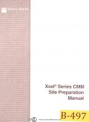 Brown & Sharpe Xcel Series CMM Measuring System, Site Preparation Manual 1995